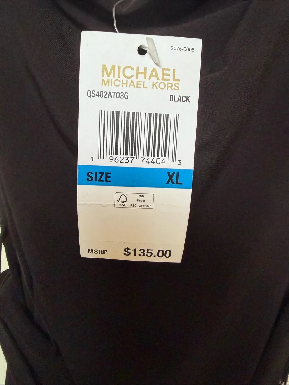 Micheal Kors Little Black Off the Shoulder Dress